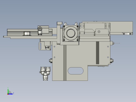 030000认面吹气组件左视缩略图