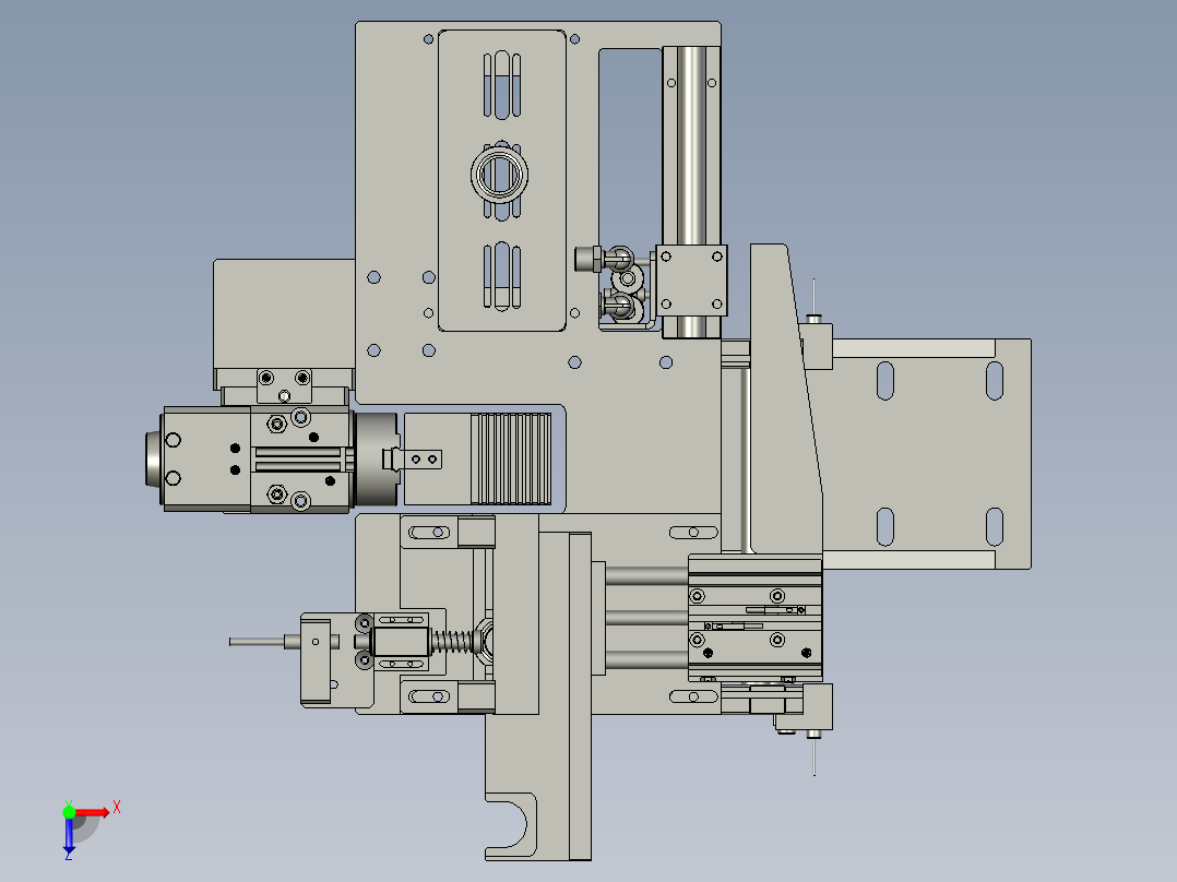 030000认面吹气组件俯视图