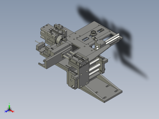 030000认面吹气组件正等轴测缩略图