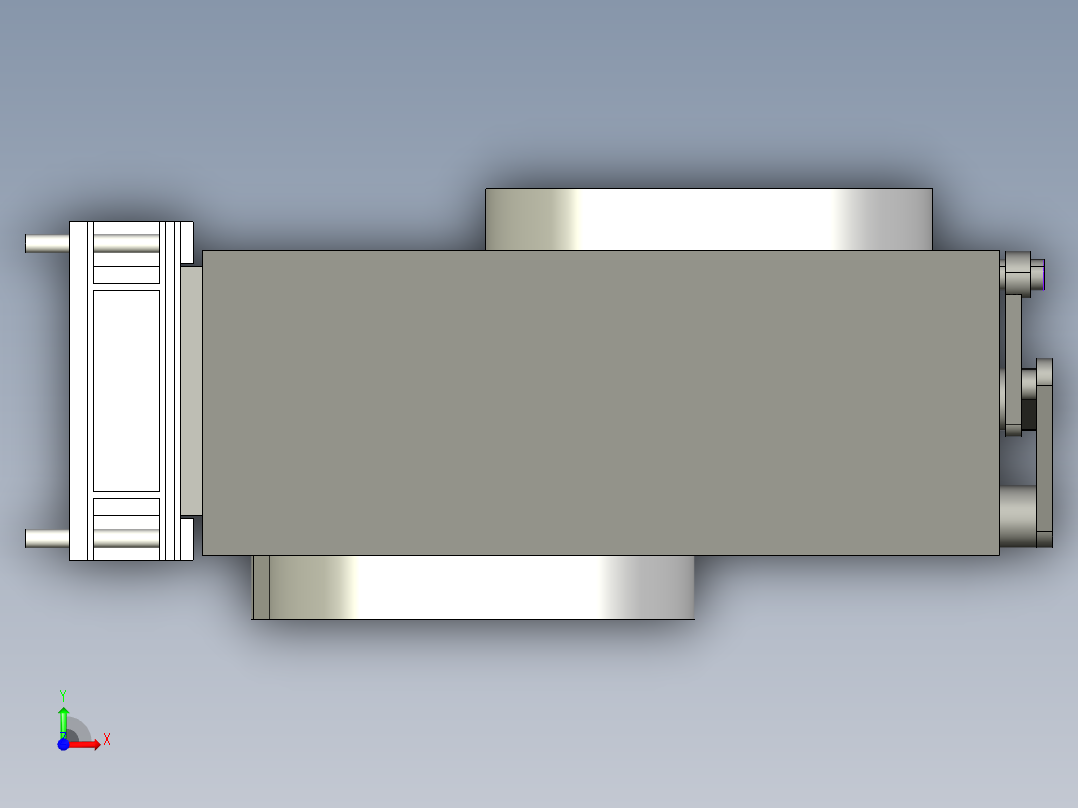 暧风换气系统前视图