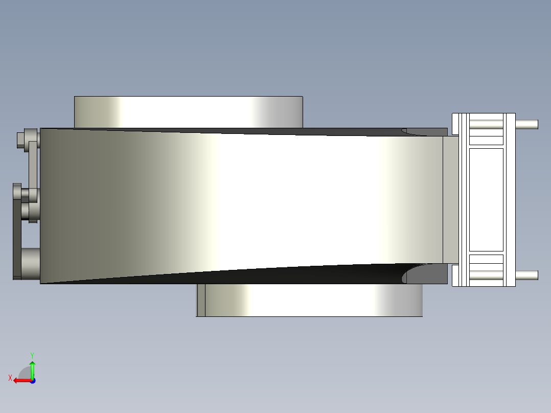 暧风换气系统后视图