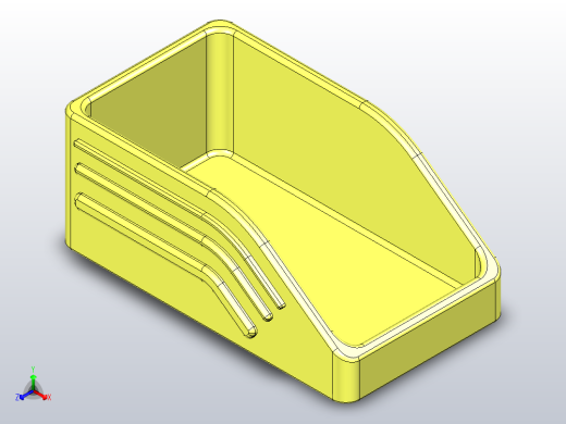 塑料螺栓箱正等轴测缩略图