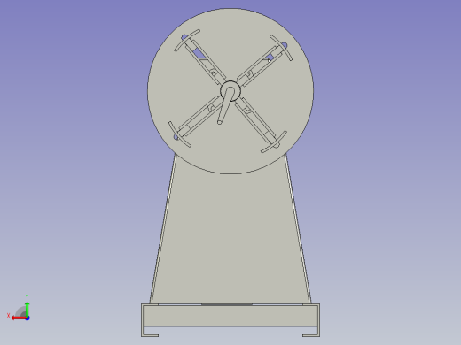 金属卷料开卷机后视缩略图