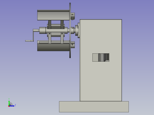 金属卷料开卷机左视缩略图