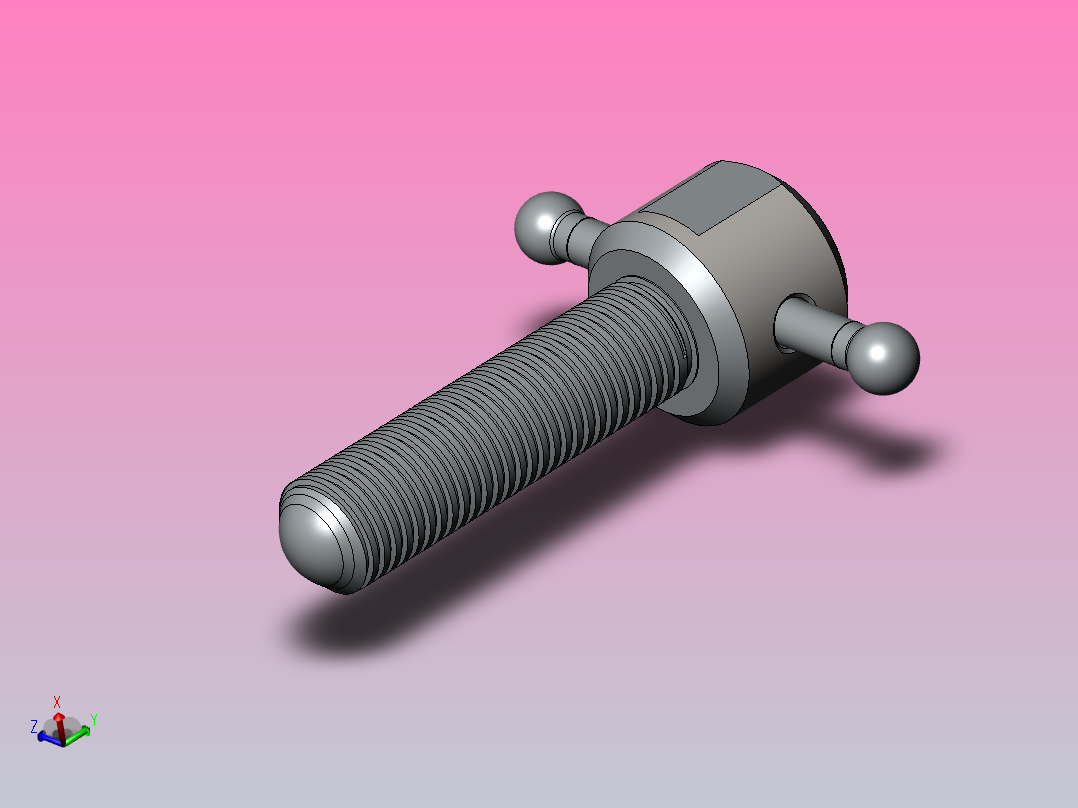 调平螺栓主视图