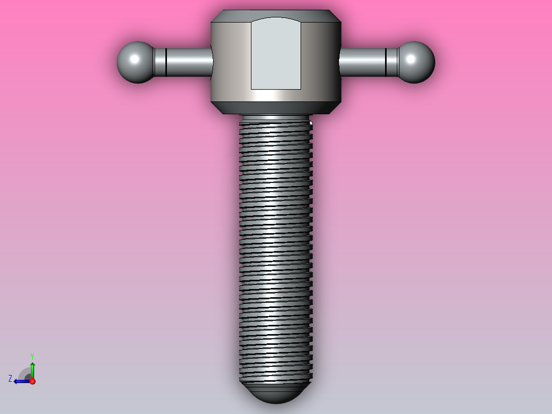 调平螺栓右视图