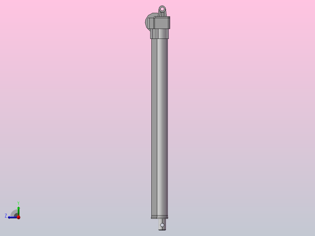 6000N电动推杆（ZJWSN-L1)[ZJWSN-L1-S550]右视图