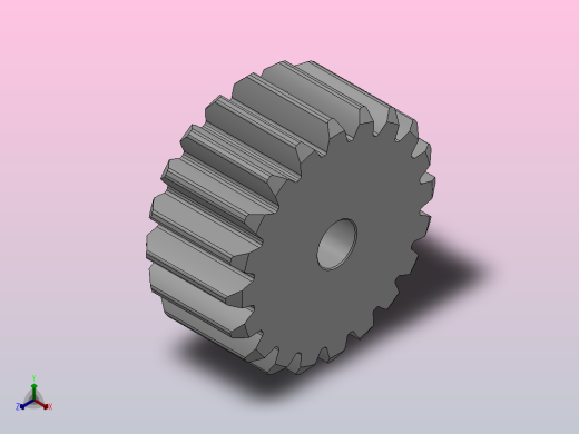 标准型模数1.5直齿轮压力角20°_GSDHC-1.5-20-15-dc6-A