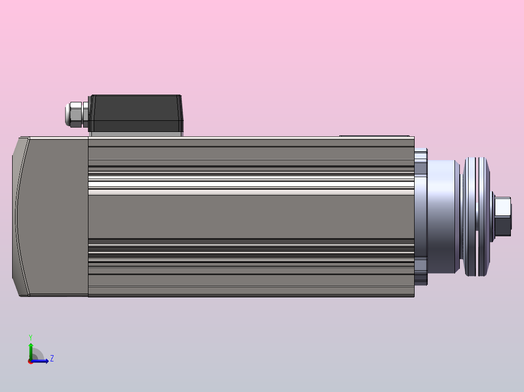 DS85E-CF30(中线盒) 精密锯切电机[DS85E-S03P7.50-SCF30]左视图