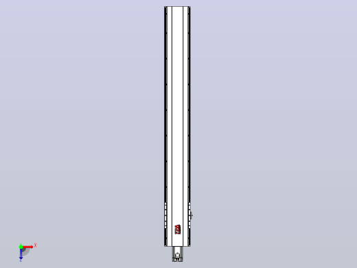 日规模组半封闭丝杆TPA-HNR-202D-2510C-L1450-M-C-P75-N3俯视缩略图