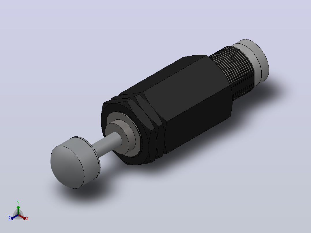 HRB系列液压缓冲器[HRB-C2725-S]主视图