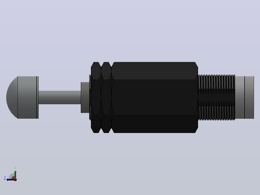 HRB系列液压缓冲器[HRB-C2725-S]右视图