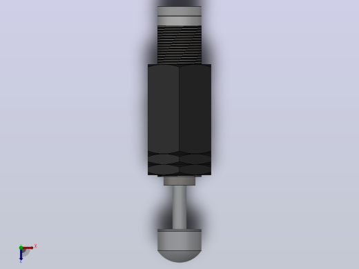 HRB系列液压缓冲器[HRB-C2725-S]俯视缩略图