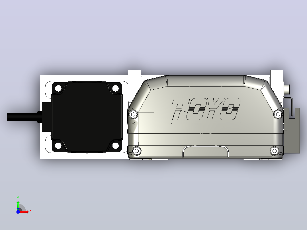ETH13-600-BL-200W+煞車直线模组前视图