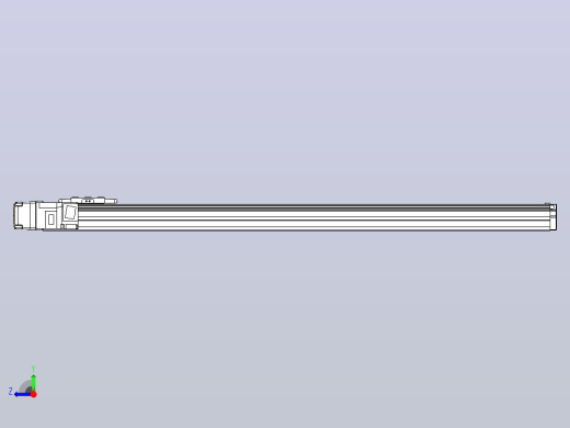滚珠丝杠直线轴内置导轨TPA-GCR-40-1210C-L650-ML-M10-N3右视缩略图