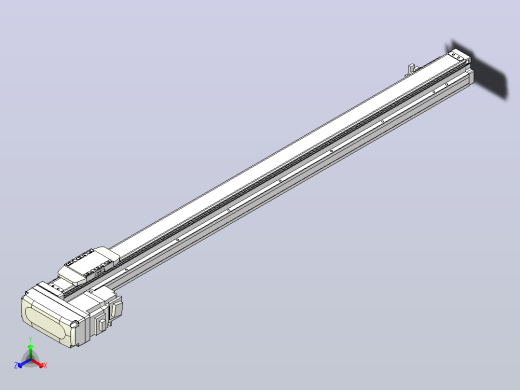 滚珠丝杠直线轴内置导轨TPA-GCR-40-1210C-L650-ML-M10-N3正等轴测缩略图