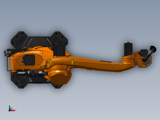 KUKA KR QUANTEC PA arctic机器人前视缩略图