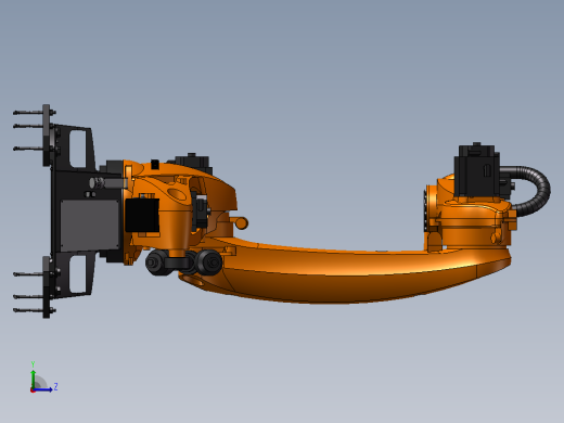 KUKA KR QUANTEC PA arctic机器人左视缩略图