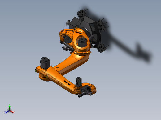 KUKA KR QUANTEC PA arctic机器人正等轴测缩略图
