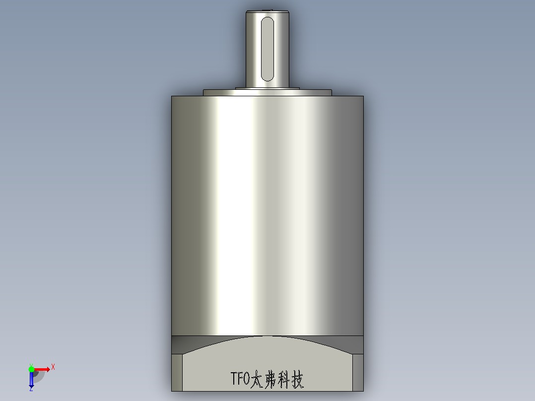 AE090-L2-S2-P2电机减速机俯视图