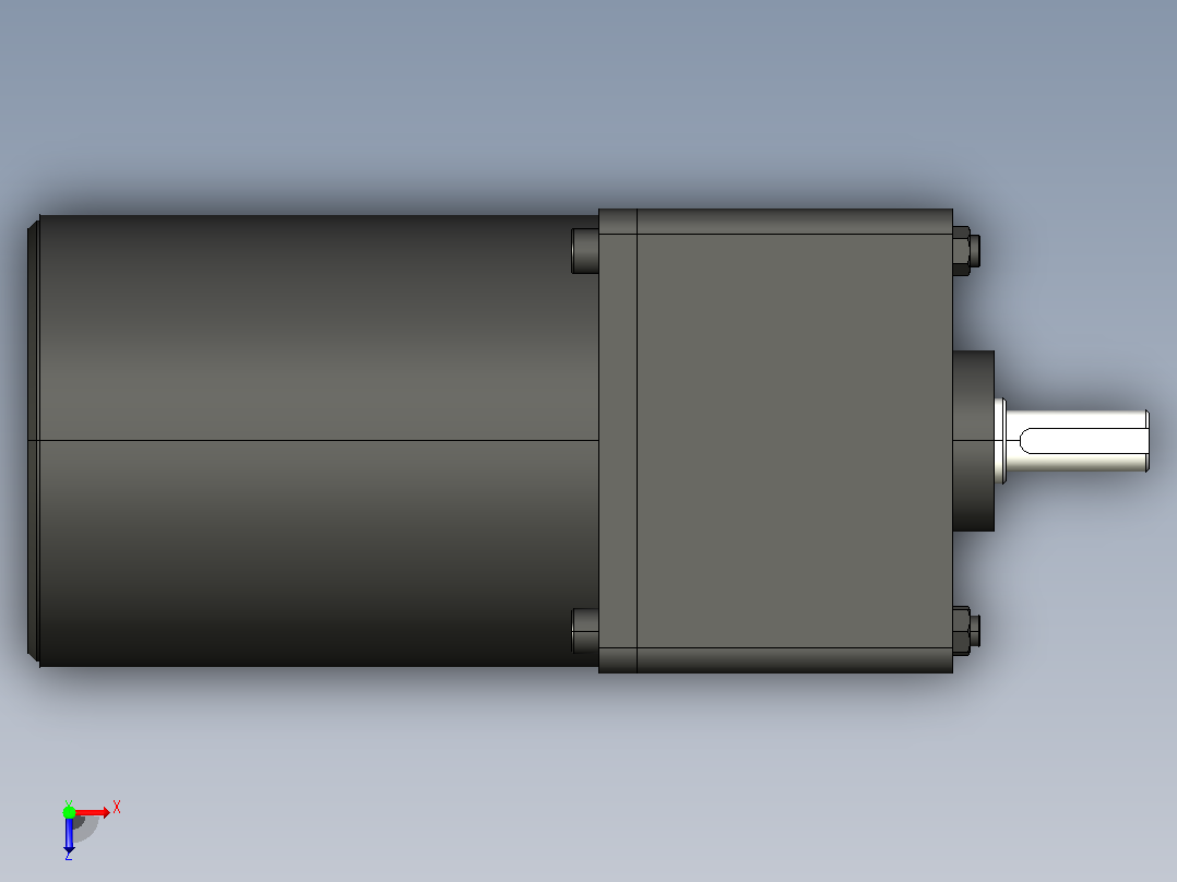 40W 微型减速电机[41K40GN-C]俯视图