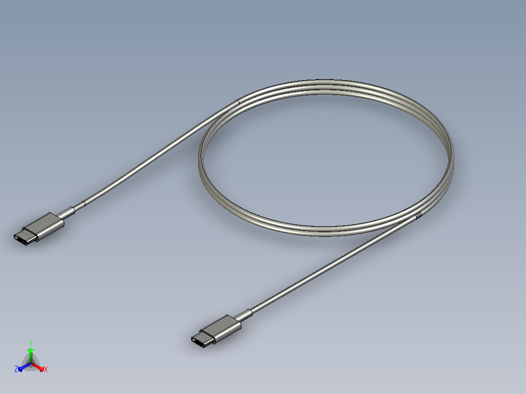 苹果USB-C到USB-C电缆1米主视图