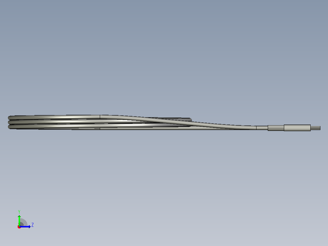 苹果USB-C到USB-C电缆1米左视图