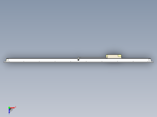 300X1200LED灯吸顶灯俯视缩略图