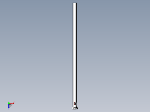 皮带直线轴半封闭可选导轨TPA-HNB-120D-110-L2800-LU-Y-P40-N3俯视缩略图