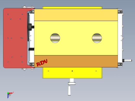 鼓磨机俯视缩略图