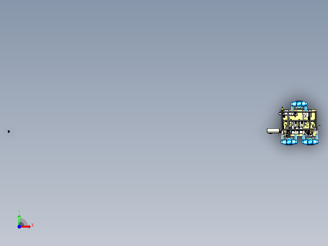 OP220+OP230 ECU及电机组装台前视图