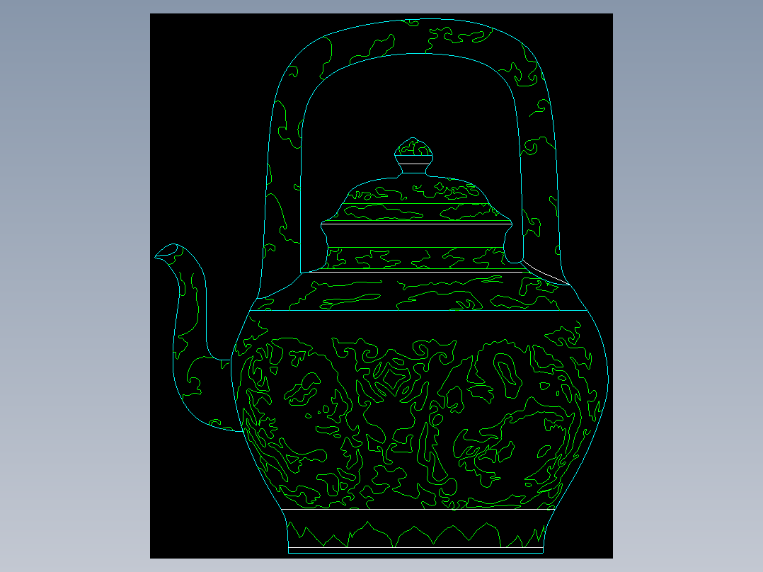 CAD室内设计施工图常用图块之饰物陈设