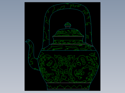 CAD室内设计施工图常用图块之饰物陈设
