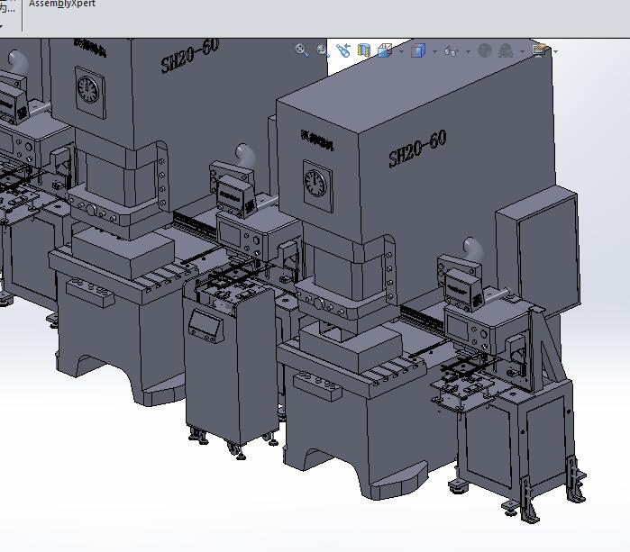 并联冲压机械手3d模型图纸 G942 机械设计参考资料设计素材