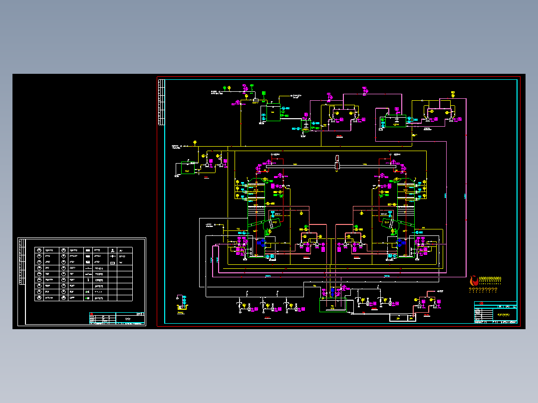 热电厂K0501PLC系统图