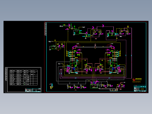 热电厂K0501PLC系统图