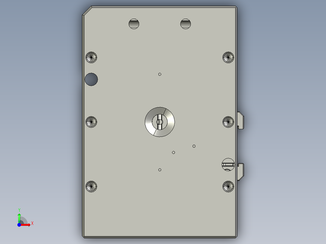 模具3D系列1.（stp格式前视图