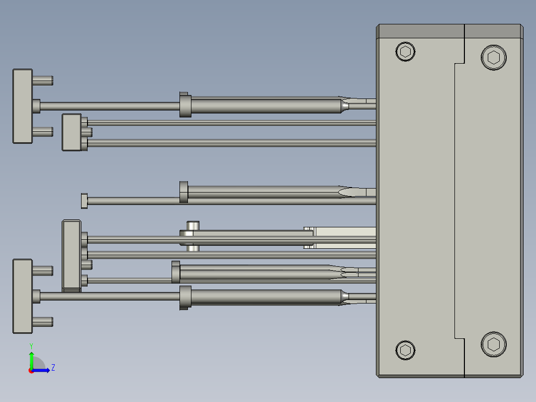 模具3D系列1.（stp格式左视图