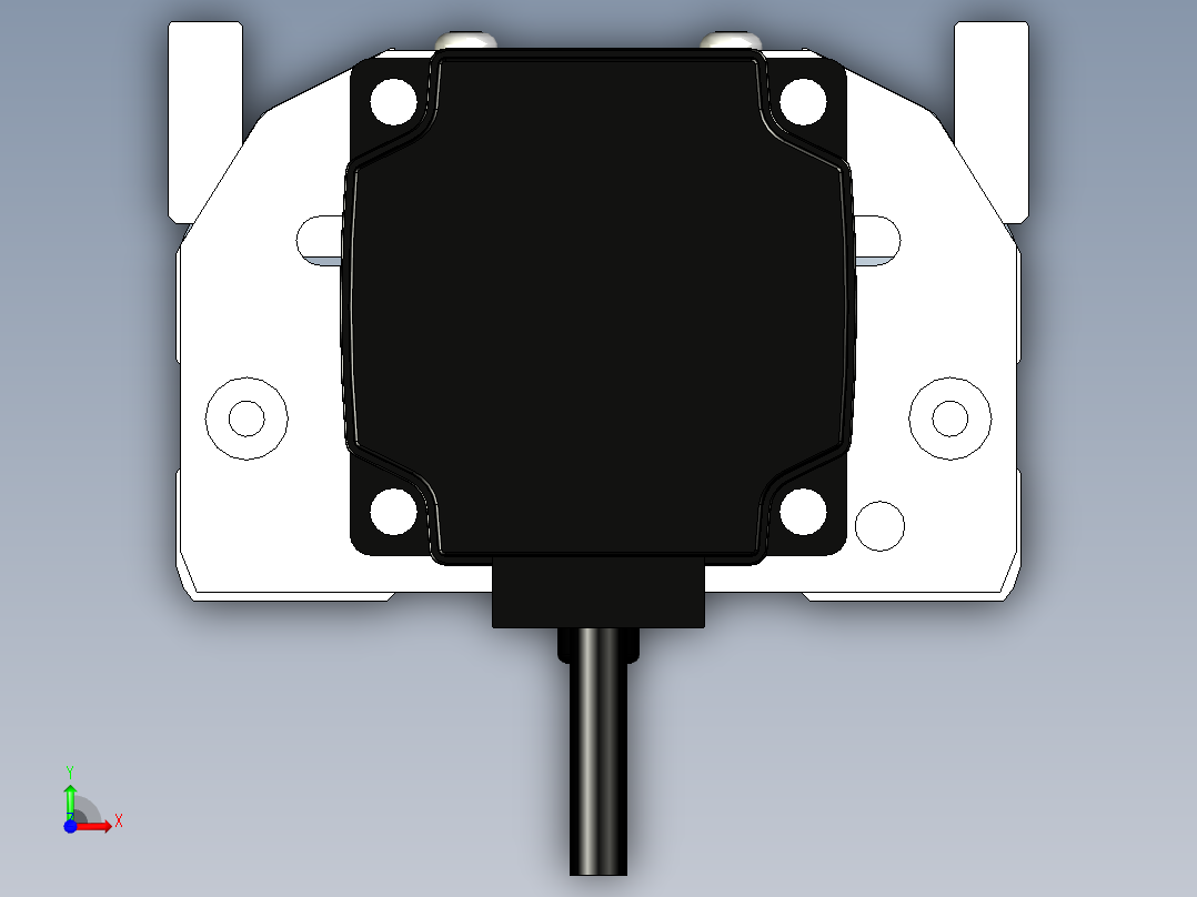 Toyo东佑达直线模组-ETH12-250-BC-200W+煞車-A2.stp；前视图