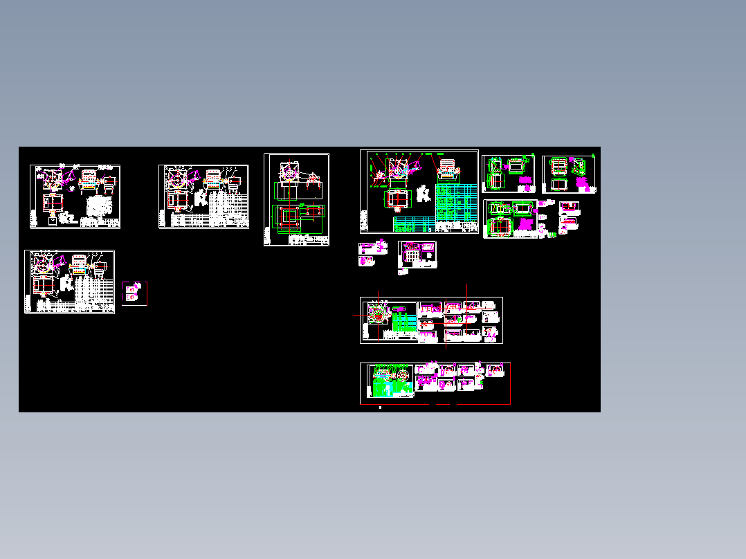 德式液压1036细碎机（精品全套CAD详细图）