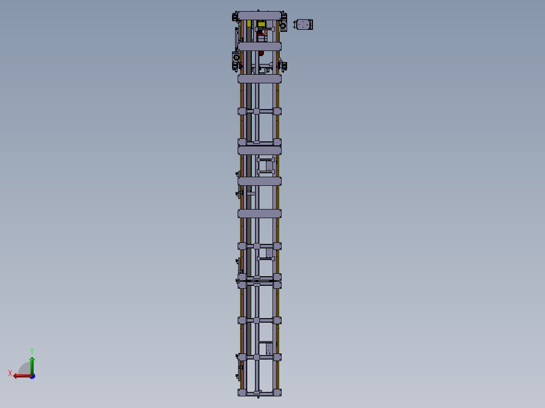 B03-焊装用七轴机构后视图