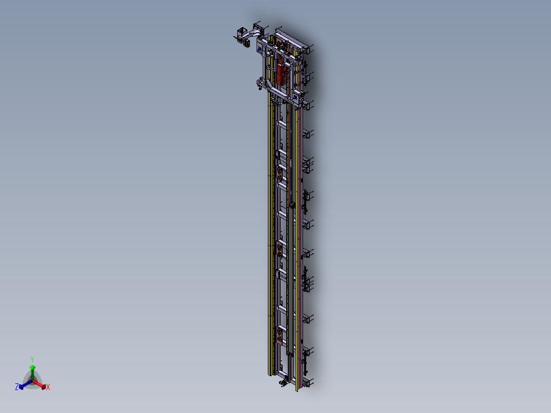 B03-焊装用七轴机构正等轴测图