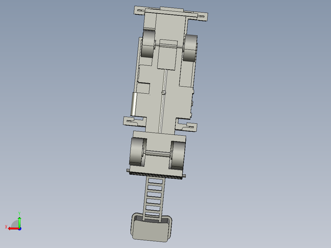玩具消防车后视图