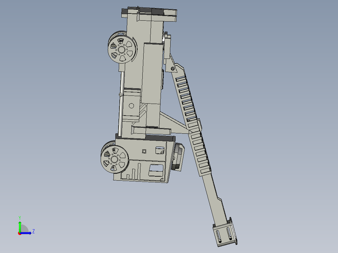 玩具消防车左视图