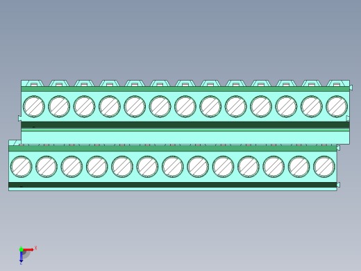 DEGSON DG500 系列 5.05.087.62mm 接线端子-DG500B-5.0-26P-14-00AH俯视缩略图