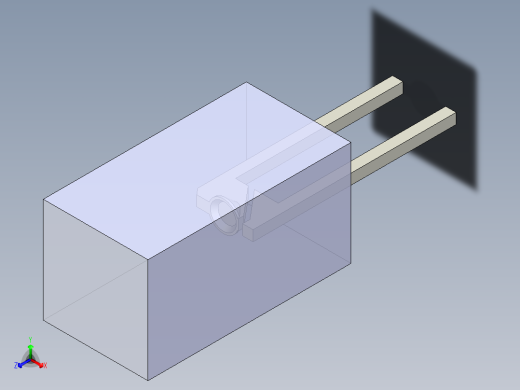 LED_Square_Clear_5x5x9.7mm正等轴测缩略图