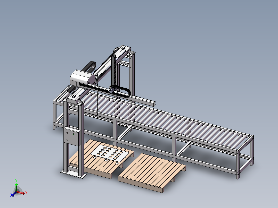 取玻璃码垛机械