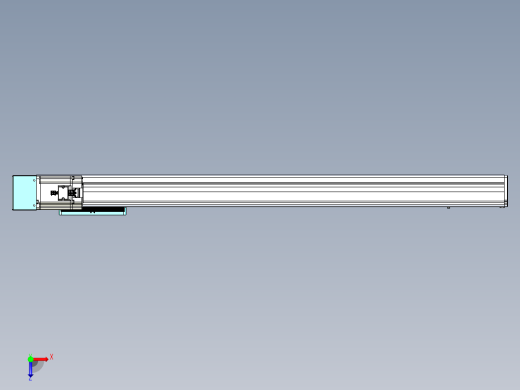 威洛博VC丝杆传动-无尘环境VC14-Lxx-C-S850-BR-ZP75-C3俯视缩略图