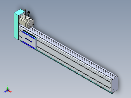 威洛博VC丝杆传动-无尘环境VC14-Lxx-C-S850-BR-ZP75-C3正等轴测缩略图