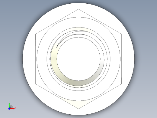 螺栓和六角螺母-1 38 - 6 UNC前视缩略图